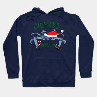 Funny Crabby Husband Christmas Crab Hoodie